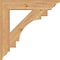 Ekena Millwork Merced Traditional Smooth Bracket, Western Red Cedar, 3 1/2"W x 22"D x 22"H BKT04X22X22MRC01SWR - alternate 2
